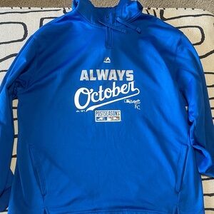 KC royals hoodie Blue   Always October Men's Hoodie size 2xl